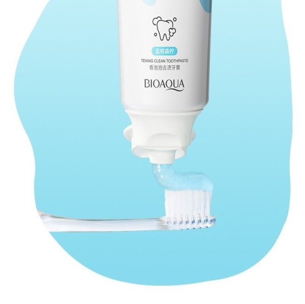 BioAqua зубная паста отбеливающая со вкусом лимона Lemon Bubble Soda Toothpaste 100гр