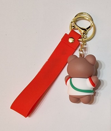 Y&M Брелок Мишка белый (Cherry gerl)