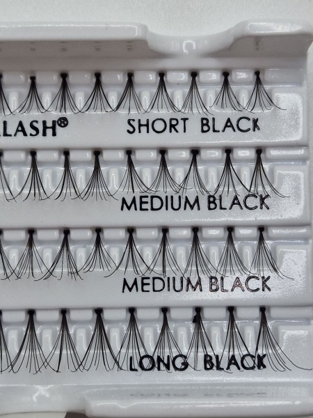 Andrea Пучки ресниц узелковые комбинированные (combo) черные