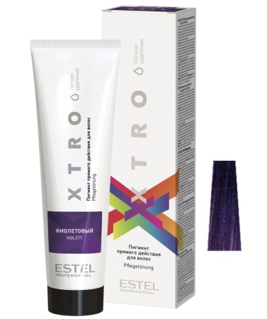 Estel Professional XTRO Пигмент прямого действия для волос Фиолетовый 100мл