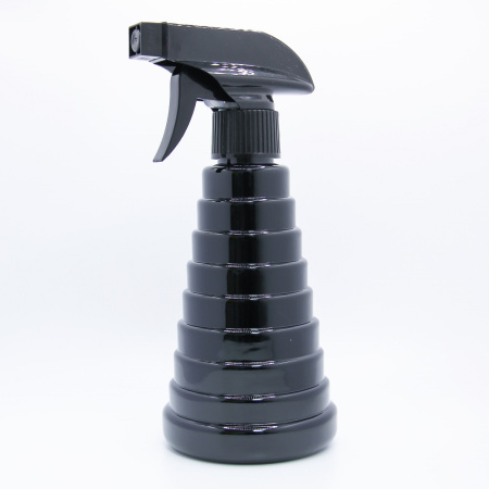 Распылитель для волос парикмахерский пластиковый (пульверизатор для воды) 350мл, черный