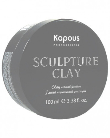 Kapous Professional Глина для укладки волос нормальной фиксации Sculpture Clay 100мл