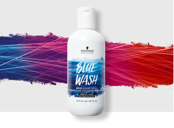 Schwarzkopf Color Wash для волос бессульфатный Blue (Синий) 300мл