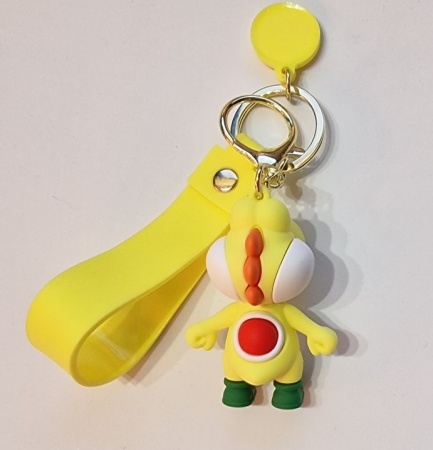 Брелок Супер Марио/ Динозавр Йоши желтый (Super Mario)