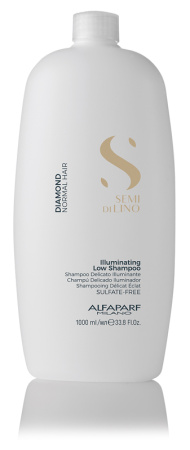 Alfaparf Milano Semi Di Lino Diamond Шампунь для нормальных волос придающий блеск Illuminating Low Shampoo 1000мл