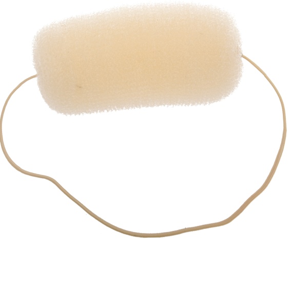 Dewal Валик для волос сетка с резинкой блондин d 12 см