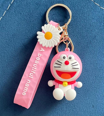 Y&M Брелок Кот Дораэмон (Doraemon) розовый (A beautiful name)