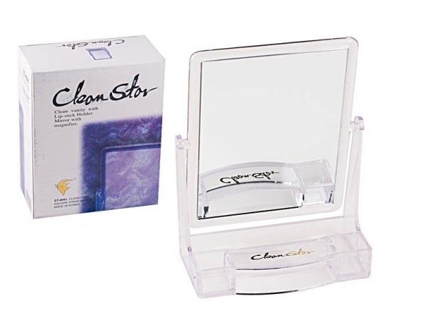 Зеркало настольное 1-стороннее прямоугольное Zinger vST-494 (15*16см) на подставке