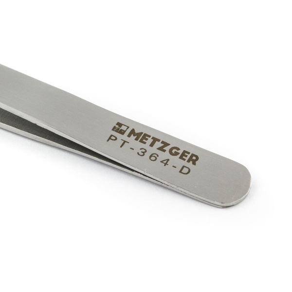 Metzger/Syndicut Пинцет для бровей острый PT-364-D, матовый