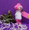 Брелок Кот розовый (Top Cat)