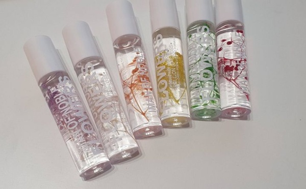 Блеск-бальзам для губ шариковый Flowers Iman of noble