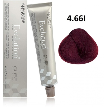 Alfaparf Milano Evolution of the Color Крем-краска для волос 4/66I средний интенсивно-красный коричневый 60мл