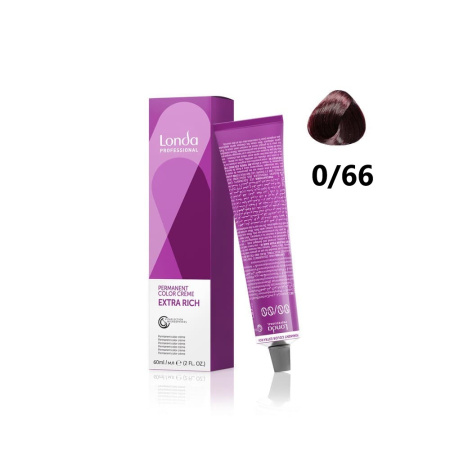 Londa Color Permanent крем-краска для волос 0/66 интенсивно-фиолетовый микстон 60мл