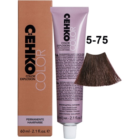 CEHKO Color Explosion крем-краска для волос 5/75 темно-ореховый 60мл
