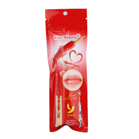 KISS Beauty Блеск-бальзам для губ, увеличивающий объем с чили перцем Lip Plump Volume Chili 5мл