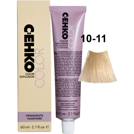 CEHKO Color Explosion крем-краска для волос 10/11 ультра-светлый жемчужный блондин 60мл