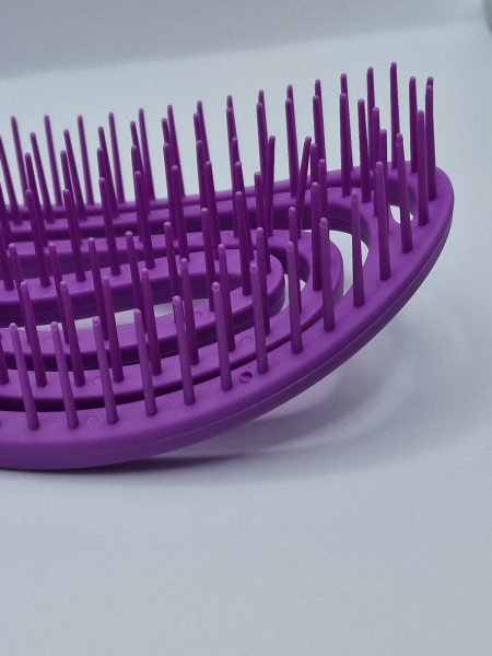Maze Brush Щетка подвижная овальная массажная для волос фиолетовая