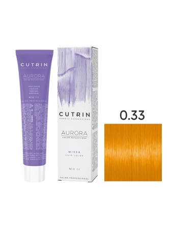 Cutrin Aurora крем-краска для волос 0/33 Золотой микстон 60мл