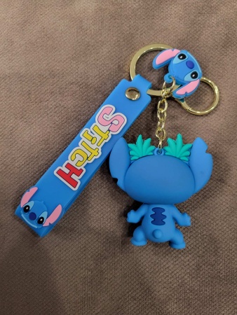 Брелок Стич с гавайским ожерельем (Lili & Stitch)