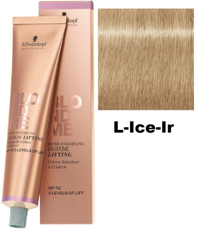 Schwarzkopf BlondMe Крем-краска осветляющая для волос мерцающий лед (L-Ice-Ir) 60мл