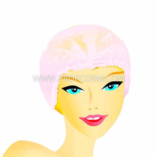 Шапочка шарлотта-клип из спанбонда 100 штук, сиреневый