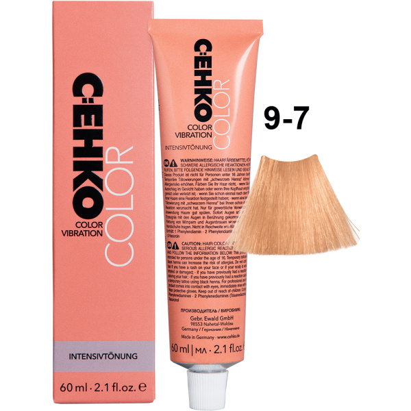 CEHKO Color Vibration крем-краска для волос 9/7 карамель 60мл