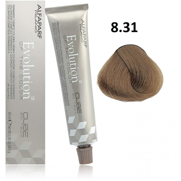 Alfaparf Milano Evolution of the Color Крем-краска для волос 8/31 светлый золотисто-пепельный блонд 60мл