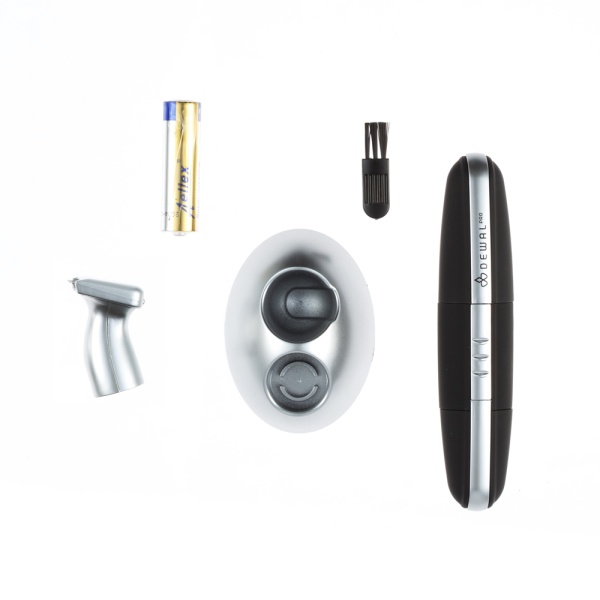 Триммер DEWAL 03-505 для стрижки в носу и ушах, черная