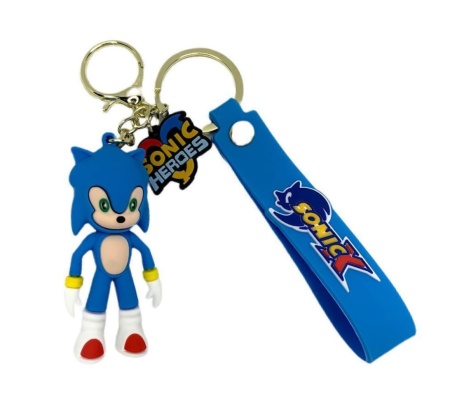 Y&M Брелок Соник голубой (Sonic Х)