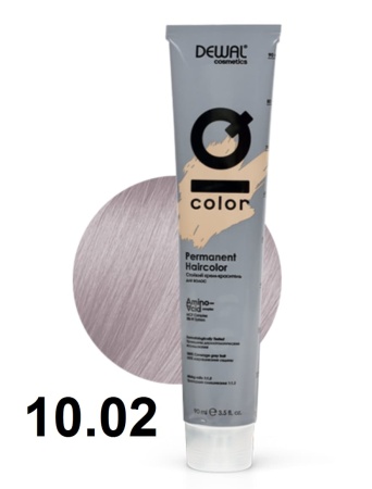 Dewal Cosmetics Крем-краска для волос IQ Color 10/02 экстра светлый натурально-перламутровый блонд 90мл