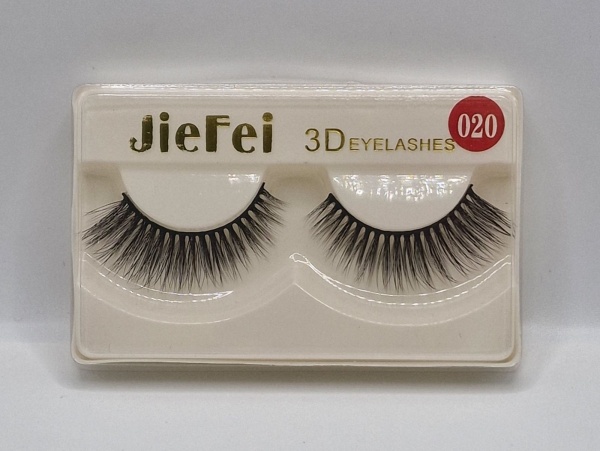 Y&M Ресницы накладные 3D Натуральный эффект JieFei №020
