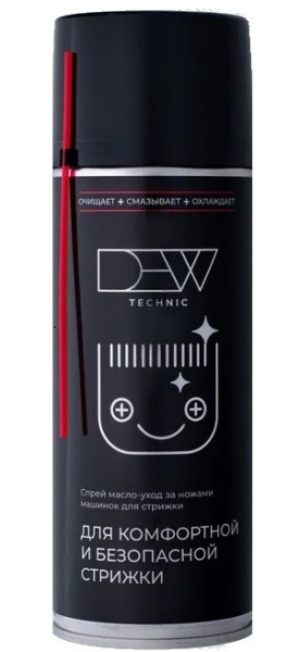 Dew Technic Спрей масло-уход за ножами машинок для стрижки 520мл