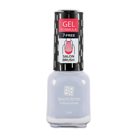 Brigitte Bottier Лак для ногтей Gel Formula №64 (светло серый) 12мл