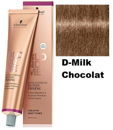 Schwarzkopf BlondMe Крем тонер для волос Молочный шоколад 60мл