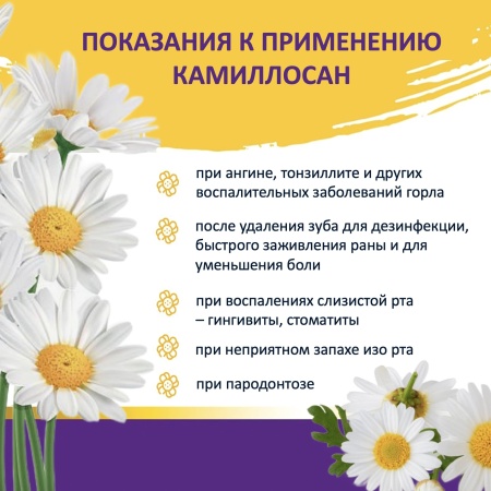 Kamillosan Spray спрей от боли в горле с ромашкой Камиллосан М 15мл