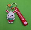 Брелок Зайчик клубничка (I Miss You)