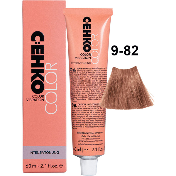 CEHKO Color Vibration крем-краска для волос 9/82 молочная карамель 60мл