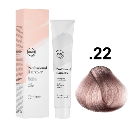 360 Professional Haircolor Крем-краска для волос .22 интенсивный фиолетовый 100мл
