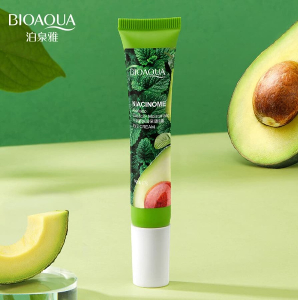 BioAqua Крем для кожи вокруг глаз увлажняющий антивозрастной с экстрактом авокадо Niacinome Avocado Eye cream 20мл