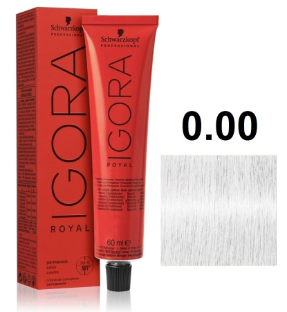 Schwarzkopf Igora Royal Крем-краска для волос 0/00 безпигментный (чистый) оттенок 60мл