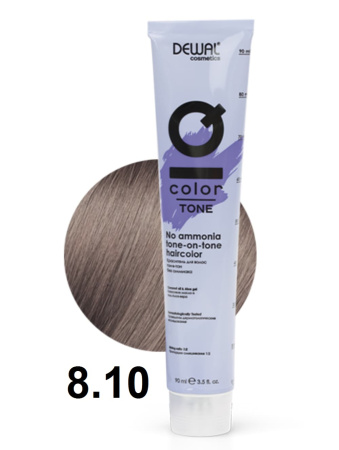 Dewal Cosmetics Крем-краска тон-в-тон IQ Color Tone 8/10 светлый пепельный блондин, 90мл
