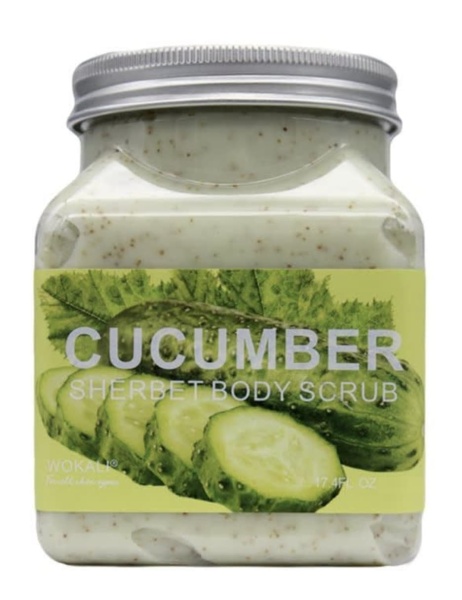 Wokali Скраб для тела Огурец Cucumber Sherbet Body Scrub 350мл