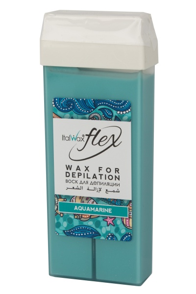 Italwax Воск-патрон для депиляции тела Аквамарин Flex 100мл