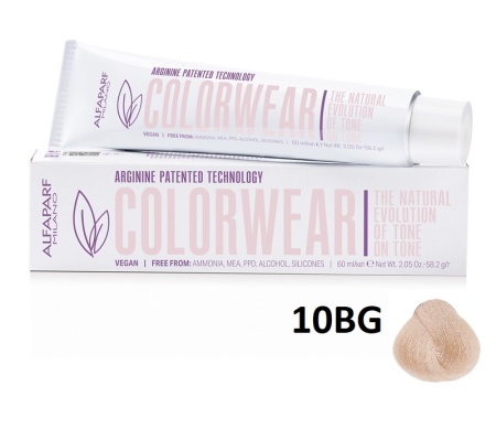 Alfaparf Milano Color Wear Краситель для волос тон-в-тон 10 BG самый светлый ледяной бежевый блонд 60мл