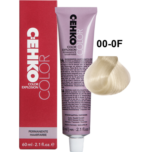 CEHKO Color Explosion крем-краска для волос 00/0F суперосветлитель 60мл