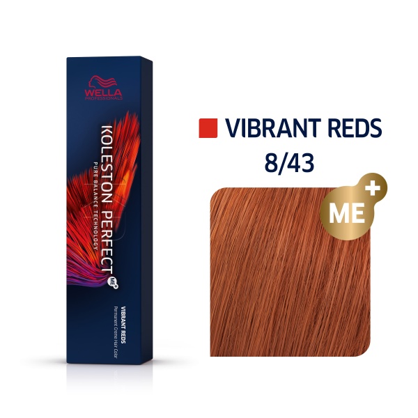 Wella Koleston Perfect ME+ крем-краска для волос 8/43 боярышник 60мл