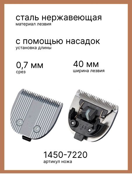 Машинка для домашней стрижки волос Wahl TrendCut Li+ 1661-0465 с универсальным питанием, 0,7 мм + 12 насадок