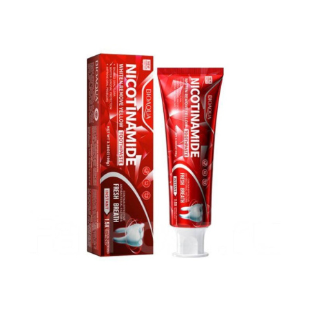 BioAqua зубная паста для деликатного отбеливания зубов с ниацинамидом Niacinamide 100гр