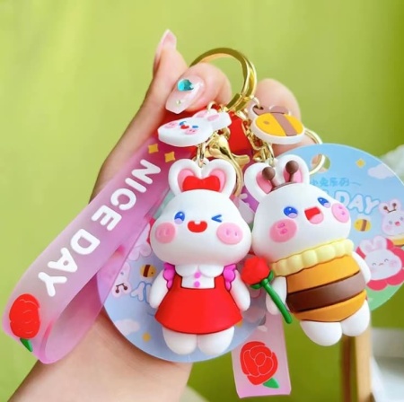 Брелок Зайчик пчела (Just for You)