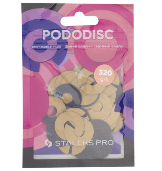 Staleks Файл-кольцо сменный для педикюрного диска PODODISC Pro M 20мм 320гр 50шт